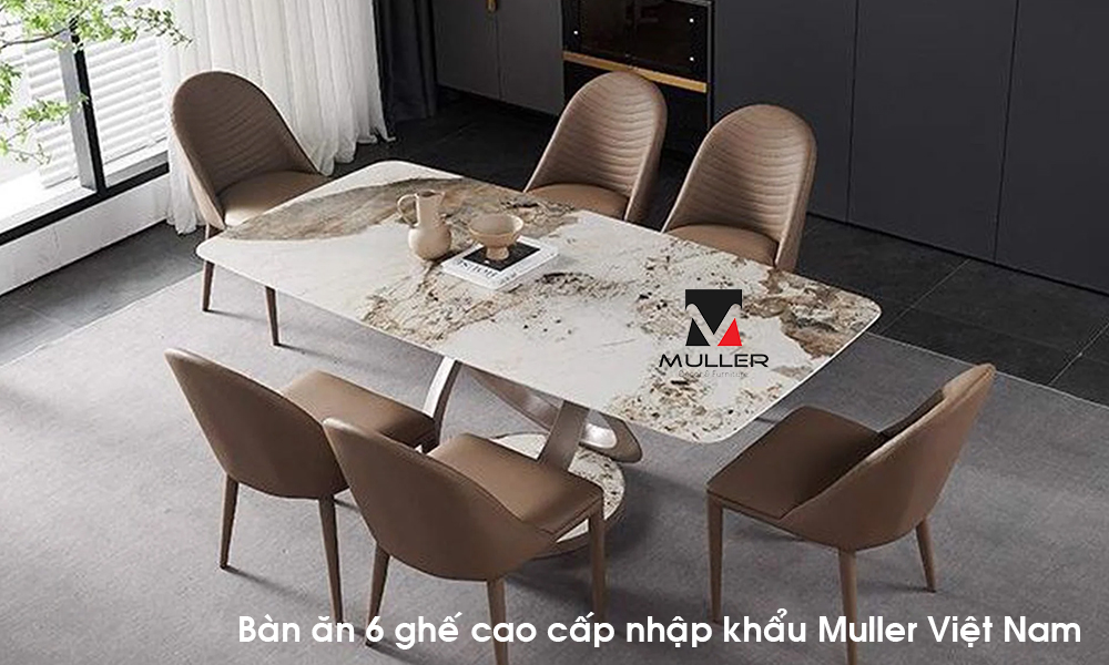 Bàn ăn Mặt đá Nhập Khẩu Cao Cấp Muller Việt Nam 2