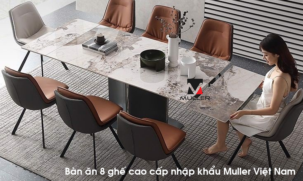 Bàn ăn Mặt đá Nhập Khẩu Cao Cấp Muller Việt Nam 4