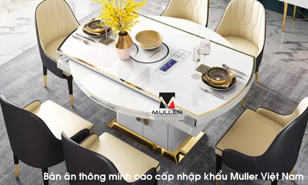 Bàn ăn Mặt đá Nhập Khẩu Cao Cấp Muller Việt Nam 6