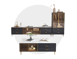 Icon bàn trà kệ tivi cao cấp - Nội thất cao cấp Muller Việt Nam